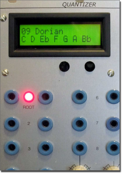 clee synth DIY Quantizer LCD